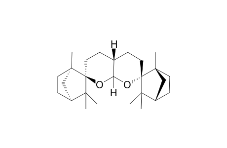 Dispiro[(1R,2S,4S)-1,3,3-trimethylbicyclo[2.2.1]heptane-2,2'-cis-tetrahydropyrano[2,3-b]pyran-7',2"-{(1R,2S,4S)-1,3,3-trimethylbicyclo[2.2.1]heptane}]