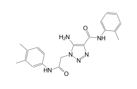 5-amino-1-[2-(3,4-dimethylanilino)-2-oxoethyl]-N-(2-methylphenyl)-1H-1,2,3-triazole-4-carboxamide