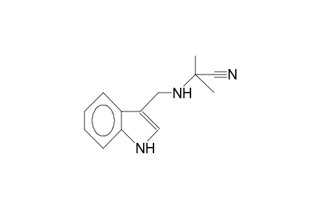 3-(1-Cyano-1-methyl-ethylamino)methyl-indole