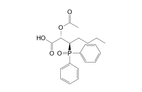 (2S,3R)-2-acetoxy-3-diphenylphosphoryl-enanthic acid