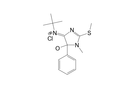 4-(tert-Butylimino)-5-hydroxy-1-methyl-2-(methylthio)-5-phenyl-2-imidazoline Hydrochloride