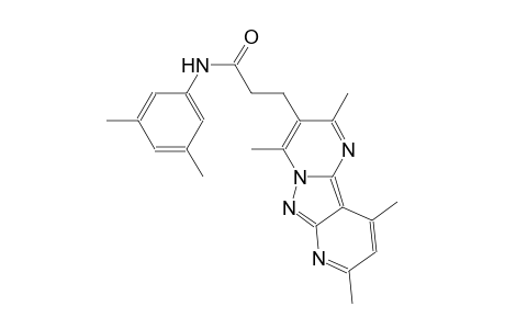 pyrido[2',3':3,4]pyrazolo[1,5-a]pyrimidine-3-propanamide, N-(3,5-dimethylphenyl)-2,4,8,10-tetramethyl-