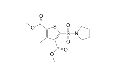 dimethyl 3-methyl-5-(1-pyrrolidinylsulfonyl)-2,4-thiophenedicarboxylate