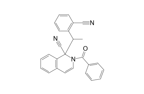 2-BENZOYL-1-CYANO-1-((1-CYANOPHENYL)-ETHYL)-1,2-DIHYDRO-ISOCHINOLIN