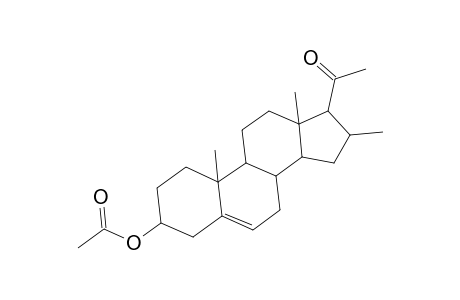 Pregn-5-en-20-one, 3-(acetyloxy)-16-methyl-, (3.beta.,16.alpha.)-