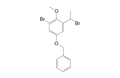 1-(5'-Benzyloxy-3'-bromo-2'-methoxyphenyl)-1-bromoethane