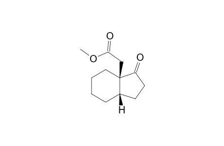 7a-Methoxycarbonylmethyl-cis-perhydroindan-1-one