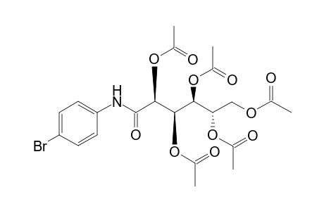 Hexanamide, 2,3,4,5,6-pentaacetoxy-N-(4-bromophenyl)-