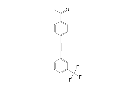 (4-Acetylphenyl)(3-trifluoromethylphenyl)ethyne