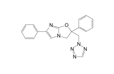 2,3-Dihydro-2,6-diphenyl-2-(1,2,3,4-tetrazol-2-ylmethyl)imidazo[2,1-b][1,3]oxazole
