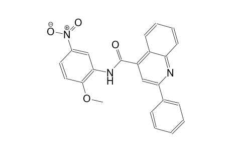 N-(2-methoxy-5-nitrophenyl)-2-phenyl-4-quinolinecarboxamide