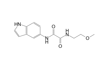 ethanediamide, N~1~-(1H-indol-5-yl)-N~2~-(2-methoxyethyl)-