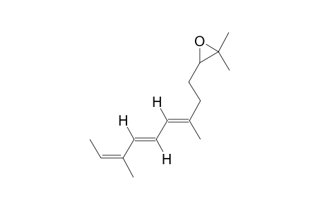 (2E,4E,6E)-10,11-epoxy-3,7,11-trimethyldodeca-2,4,6-triene