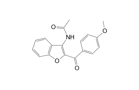 Acetamide, N-[2-(4-methoxybenzoyl)benzofuran-3-yl]-