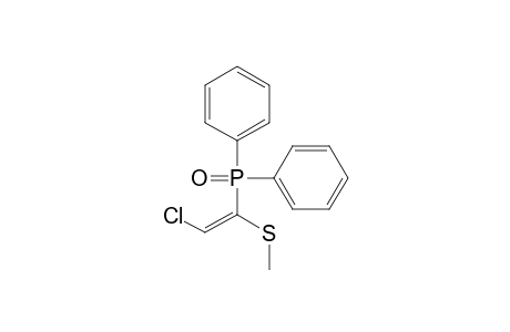 Phosphine oxide, [2-chloro-1-(methylthio)ethenyl]diphenyl-, (E)-
