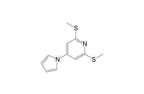 2,6-bis(methylsulfanyl)-4-pyrrol-1-yl-pyridine