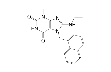 8-(ethylamino)-3-methyl-7-(1-naphthylmethyl)-3,7-dihydro-1H-purine-2,6-dione