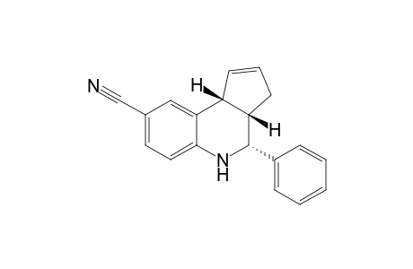 (3aSR,4RS,9bRS)-4-Phenyl-3a,4,5,9b-tetrahydro-3H-cyclopenta-[c]quinoline-8-carbonitrile