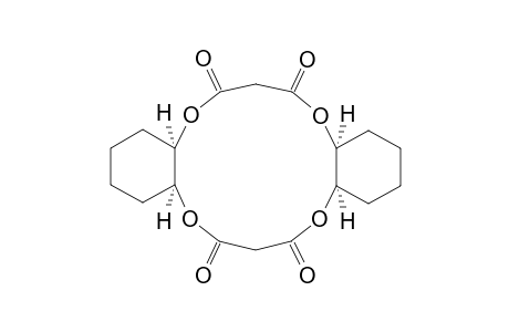 6H,15H-Dibenzo[b,i][1,4,8,11]tetraoxacyclotetradecin-6,8,15,17(7H,16H)-tetrone, dodecahydro-, (4aR*,9aS*,13aR*,18aS*)-