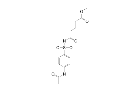 METHYL-5-[4-(ACETYLAMINO)-PHENYLSULFONAMIDE]-5-OXOPENTANOATE