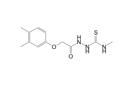 2-[(3,4-dimethylphenoxy)acetyl]-N-methylhydrazinecarbothioamide
