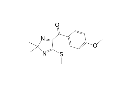 2,2-Dimethyl-4-(p-methoxybenzoyl)-5-methylthio-2H-imidazole