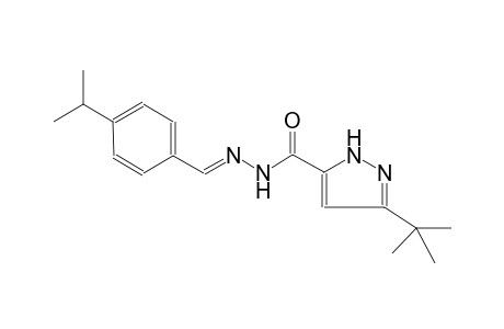 1H-pyrazole-5-carboxylic acid, 3-(1,1-dimethylethyl)-, 2-[(E)-[4-(1-methylethyl)phenyl]methylidene]hydrazide