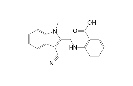 benzoic acid, 2-[[(3-cyano-1-methyl-1H-indol-2-yl)methyl]amino]-