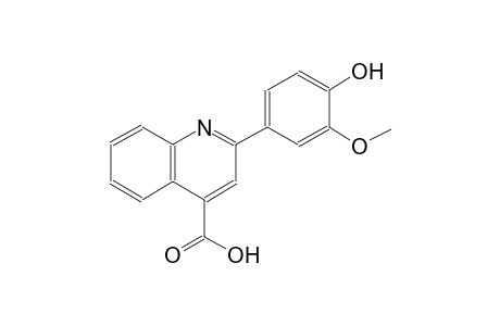2-(4-hydroxy-3-methoxyphenyl)-4-quinolinecarboxylic acid