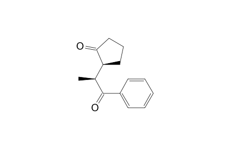 Cyclopentanone, 2-(1-methyl-2-oxo-2-phenylethyl)-, (R*,R*)-