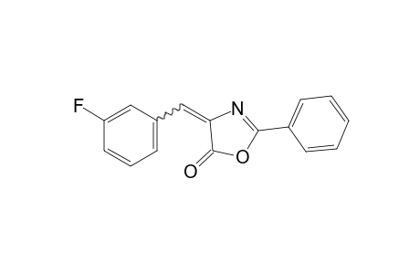 4-(m-fluorobenzylidene)-2-phenyl-2-oxazolin-5-one
