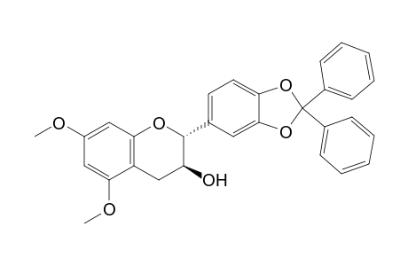 (2R,3S)-2-(2,2-Diphenylbenzo[1,3]dioxol-5-yl)-5,7-dimethoxychroman-3-ol
