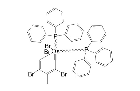 [OS-(CC-BR-C(CH3)-C-BR-CH)-BR2-(P-PH3)2]