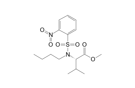 (2S)-2-[butyl-(2-nitrophenyl)sulfonyl-amino]-3-methyl-butyric acid methyl ester