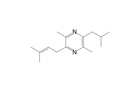 6-Isobutyl-2,5-dimethyl-3-(isopent-2-en-1-yl)pyrazine