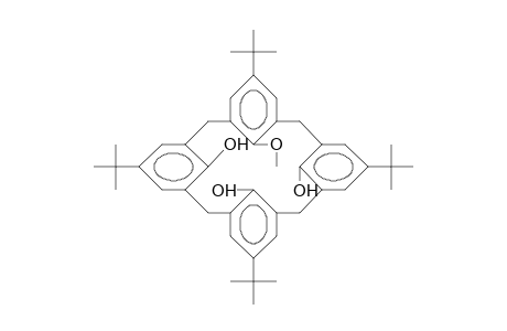 5,11,17,23-Tetrakis(T-butyl)-28-methoxy-pentacyclo(19.3.1.1/3,7/.1/9,13/.1/15,19/)octacosa-dodecene-25,26,27-triol