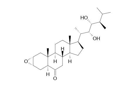 (22R,23R,24R)-2.alpha.,3.alpha.-Epoxy-22,23-dihydroxy-24-methyl-5.alpha.-cholestan-6-one