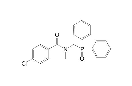 4-Chloranyl-N-(diphenylphosphorylmethyl)-N-methyl-benzamide