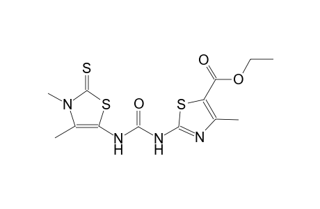 5-thiazolecarboxylic acid, 2-[[[(2,3-dihydro-3,4-dimethyl-2-thioxo-5-thiazolyl)amino]carbonyl]amino]-4-methyl-, ethyl ester