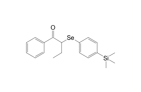 1-Phenyl-2-(4-trimethylsilylphenyl)selanyl-butan-1-one
