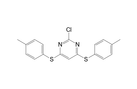 2-Chloro-4,6-bis(p-tolylsulfanyl)pyrimidine