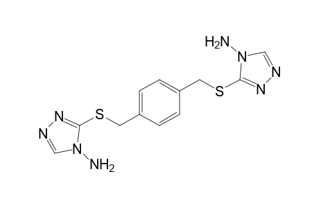 1,4-Bis(4-amino-1,2,4-triazol-3-ylsulfanylmethyl)benzene