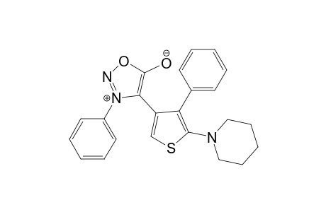 Sydnone, 3-phenyl-4-[4-phenyl-5-(1-piperidinyl)-3-thienyl]-