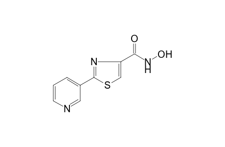2-Pyridin-3-yl-1,3-thiazole-4-carboxamide, N-hydroxy-