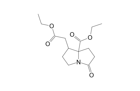 (7R*)-ETHOXYCARBONYL-METHYL-7AR*-(ETHOXYCARBONYL)-HEXAHYDRO-1H-PYRROLIZIN-3-ONE