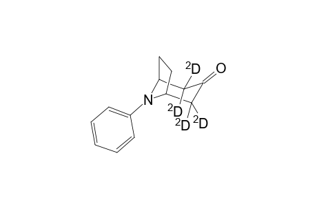 N-Phenyl-2,2,4,4-tetrudeuterio-nortropinone