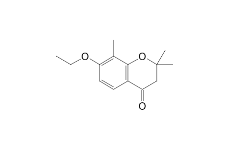 7-[Ethoxy]-2,2,8-trimethyl-4-chromanone