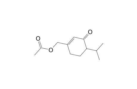 2-Cyclohexen-1-one, 3-[(acetyloxy)methyl]-6-(1-methylethyl)-