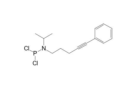 Dichloro[isopropyl(5-phenylpent-4-ynyl)amino]phosphane
