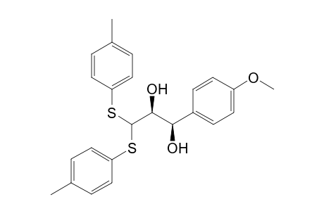 threo (2S,3R)-3-(4-Methoxyphenyl)-1,1-bis(p-tolylthio)propane-2,3-diol